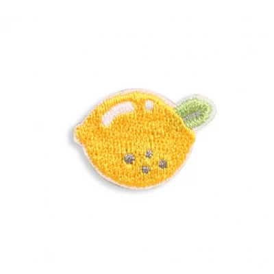 Autocollant sticker pour t&eacute;l&eacute;phone/tablette/ordinateur brod&eacute; en 3D - Summer Lemon