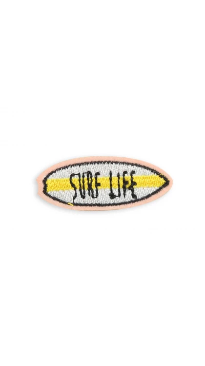 Autocollant sticker pour t&eacute;l&eacute;phone/tablette/ordinateur brod&eacute; en 3D - Surf Life