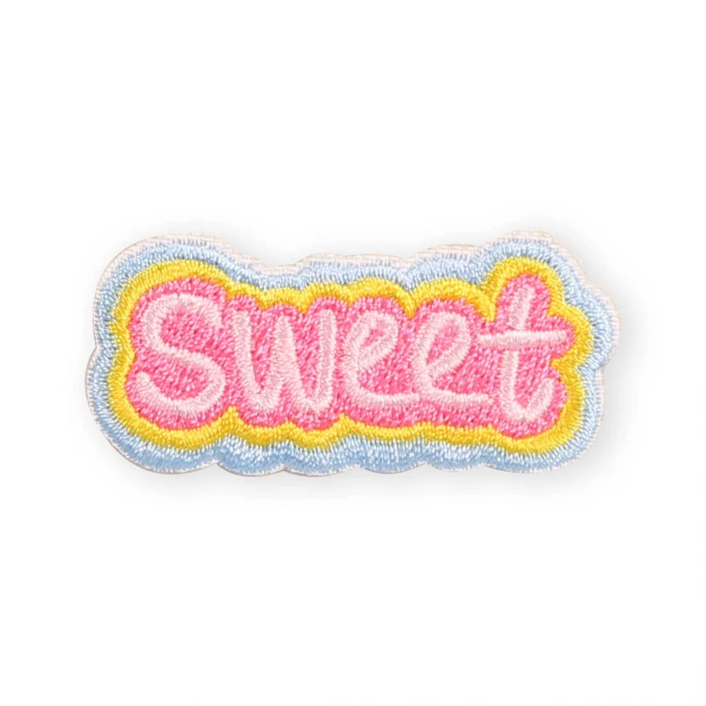 Autocollant sticker pour téléphone/tablette/ordinateur brodé en 3D - Sweet