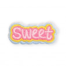 Autocollant sticker pour téléphone/tablette/ordinateur brodé en 3D - Sweet