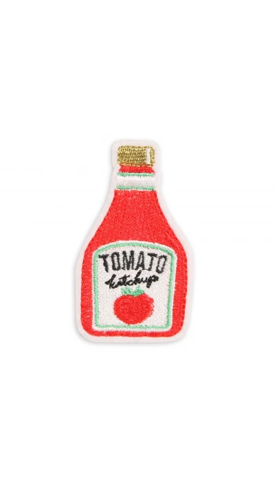 Autocollant sticker pour t&eacute;l&eacute;phone/tablette/ordinateur brod&eacute; en 3D - Tomato ketchup
