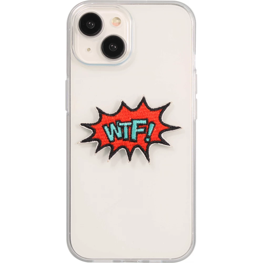 Sticker Aufkleber für Handy/Tablet/Computer 3D gestickt - WTF
