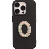 Autocollant sticker pour téléphone/tablette/ordinateur brodé en 3D pearls multi color - Lettre O