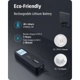 BFOUR Smart Bluetooth Thermomètre à viande BF-30 Eco-Friendly Batterie Li-Ithium Ecran LCD + APP