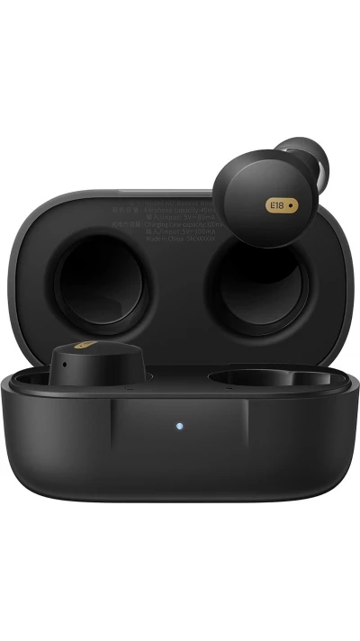 Baseus Bowie E18 Bluetooth 5.3 TWS In-Ear &eacute;couteurs IPX4 avec &eacute;tui de charge - Noir