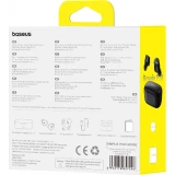 Baseus Bowie E18 Bluetooth 5.3 TWS In-Ear &eacute;couteurs IPX4 avec &eacute;tui de charge - Noir