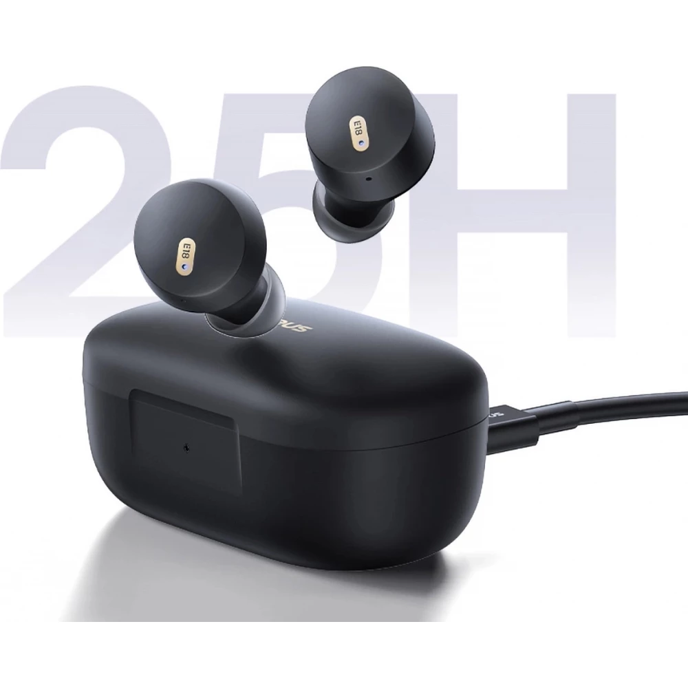 Baseus Bowie E18 Bluetooth 5.3 TWS In-Ear &eacute;couteurs IPX4 avec &eacute;tui de charge - Noir
