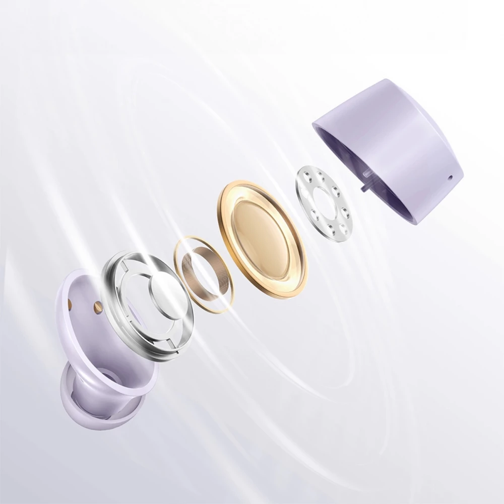 Baseus Bowie E18 Bluetooth 5.3 TWS In-Ear Kopfh&ouml;rer IPX4 mit Ladeetui - Violett