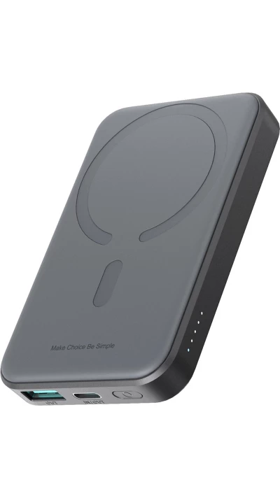 Batterie Externe Joyroom JR-W020 Mini 5000mAh USB-A / USB-C Induction 20W avec Câble USB-C - Noir