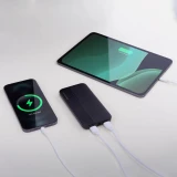 Batterie Externe Power Bank Wozinsky Li-Po 10000mAh USB-A / USB-C / Micro USB - Noir