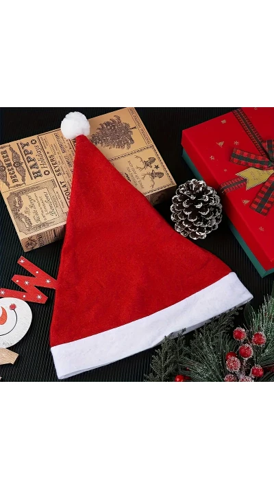 Bonnet de No&euml;l en tissu