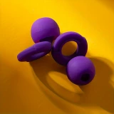 Bouchons d'oreilles loop en silicone (3 tailles d'embout) r&eacute;utilisables avec &eacute;tui de rangement - Blanc