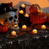 Bougies LED sans flamme (set de 24) pour mariage, f&ecirc;te, No&euml;l, Halloween ou d&eacute;coration