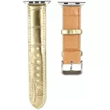 Bracelet crocodile or - Apple Watch 38/40/41/42 mm
