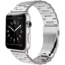 Bracelet à maillons en acier - Argent - Apple Watch 38/40/41/42 mm