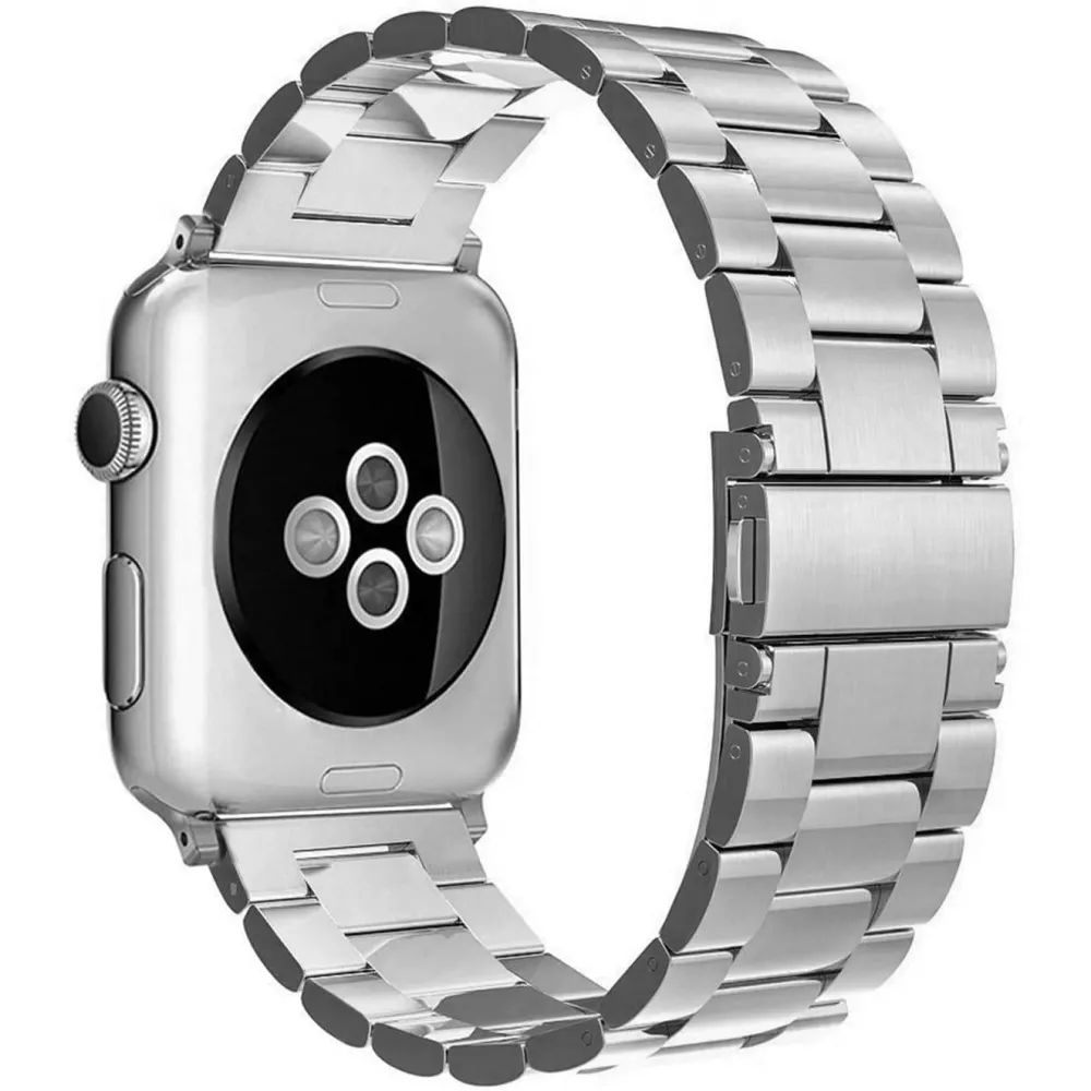 Bracelet à maillons en acier - Argent - Apple Watch 38/40/41/42 mm