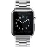 Bracelet à maillons en acier - Argent - Apple Watch 38/40/41/42 mm