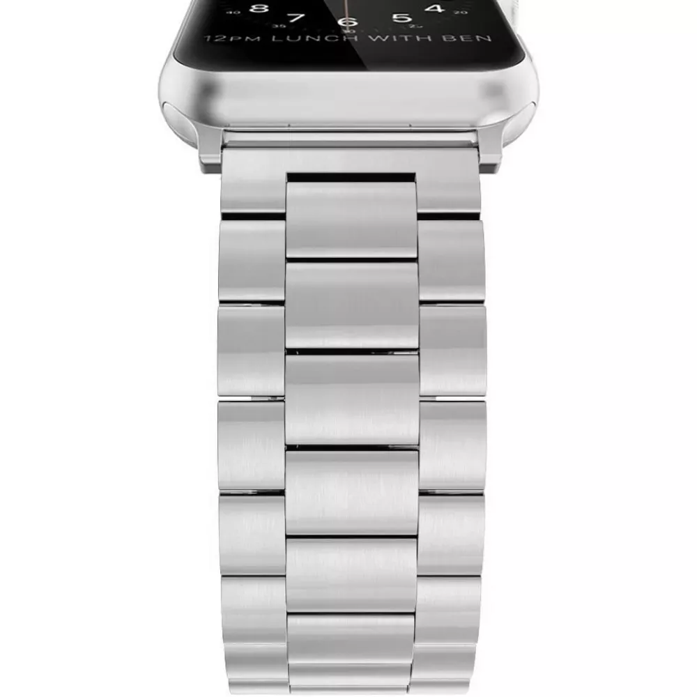 Bracelet à maillons en acier - Argent - Apple Watch 38/40/41/42 mm