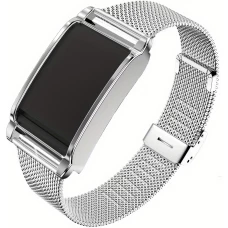 Elegantes Milanese Armband aus Edelstahl - Silber - Whoop 4.0
