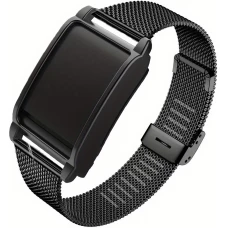 Elegantes Milanese Armband aus Edelstahl - Schwarz - Whoop 4.0
