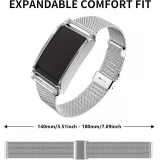 Elegantes Milanese Armband aus Edelstahl - Schwarz - Whoop 4.0