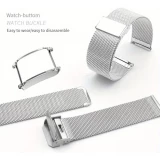 Elegantes Milanese Armband aus Edelstahl - Schwarz - Whoop 4.0