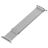 Bracelet milanais en acier argent - Apple Watch 44/45/46/49 mm