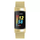 Bracelet milanais en acier (taille L) - Or - Fitbit Charge 5 / 6