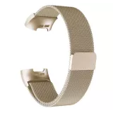 Bracelet milanais en acier (taille L) - Or - Fitbit Charge 5 / 6
