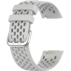 Bracelet silicone Fitbit Charge 5 / 6 SPORTY - Taille universelle - Gris