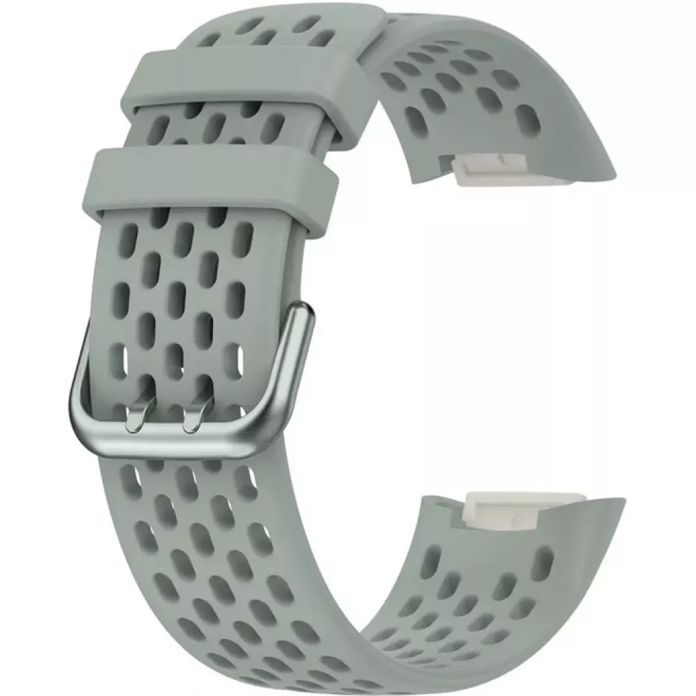 Silikonarmband Fitbit Charge 5 / 6 SPORTY - Universalgrösse - Hellgrün
