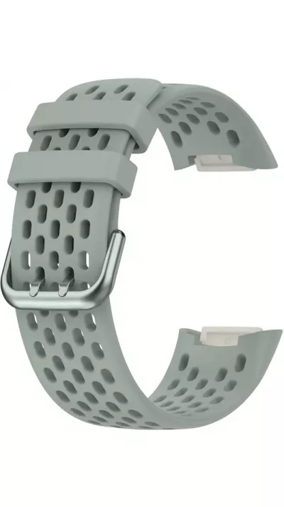 Bracelet silicone Fitbit Charge 5 / 6 SPORTY - Taille universelle - Vert clair