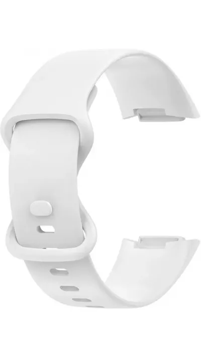 Bracelet silicone Fitbit Charge 5 / 6 - Taille S - Blanc - Fitbit Charge 5 / 6