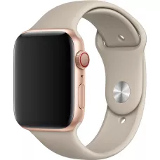 Silikon Sport Armband Beige - Apple Watch 44/45/46/49 mm