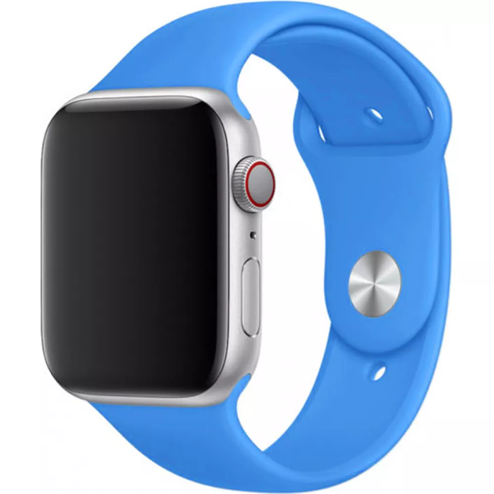 Silikon Sport Armband Elektrisches Blau - Apple Watch 38/40/41/42 mm