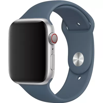 Bracelet sport en silicone bleu gris - Apple Watch 38/40/41/42 mm