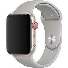 Bracelet sport en silicone gris - Apple Watch 38/40/41/42 mm