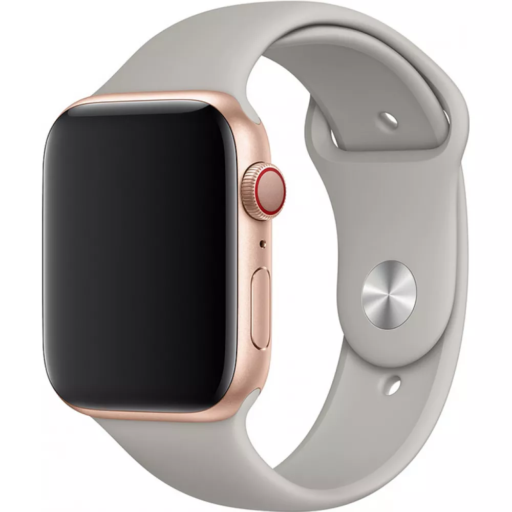 Silikon Sport Armband grau - Apple Watch 44/45/46/49 mm