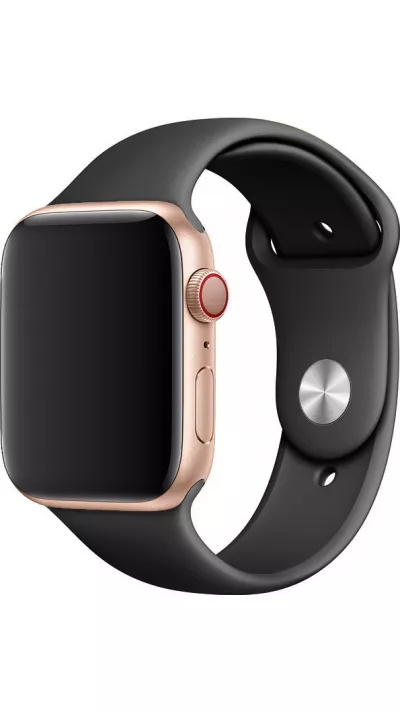 Bracelet sport en silicone gris foncé- Apple Watch 44/45/46/49 mm