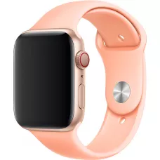 Bracelet sport en silicone rose pêche - Apple Watch 38/40/41/42 mm