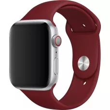 Silikon Sport Armband Roter Burgunder - Apple Watch 44/45/46/49 mm