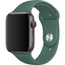 Bracelet sport en silicone vert pétrole - Apple Watch 44/45/46/49 mm