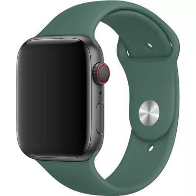 Bracelet sport en silicone vert pétrole - Apple Watch 44/45/46/49 mm
