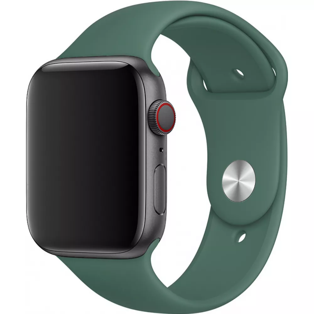 Silikon Sport Armband Benzin grün - Apple Watch 38/40/41/42 mm