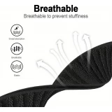 Sportarmband Whoop 4.0 verstellbares atmungsaktives Nylonband wasserdicht unisex - Schwarz