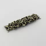 Bracelet tissu chouchous léopard - Apple Watch 44/45/46/49 mm