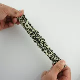 Bracelet tissu chouchous léopard - Apple Watch 44/45/46/49 mm
