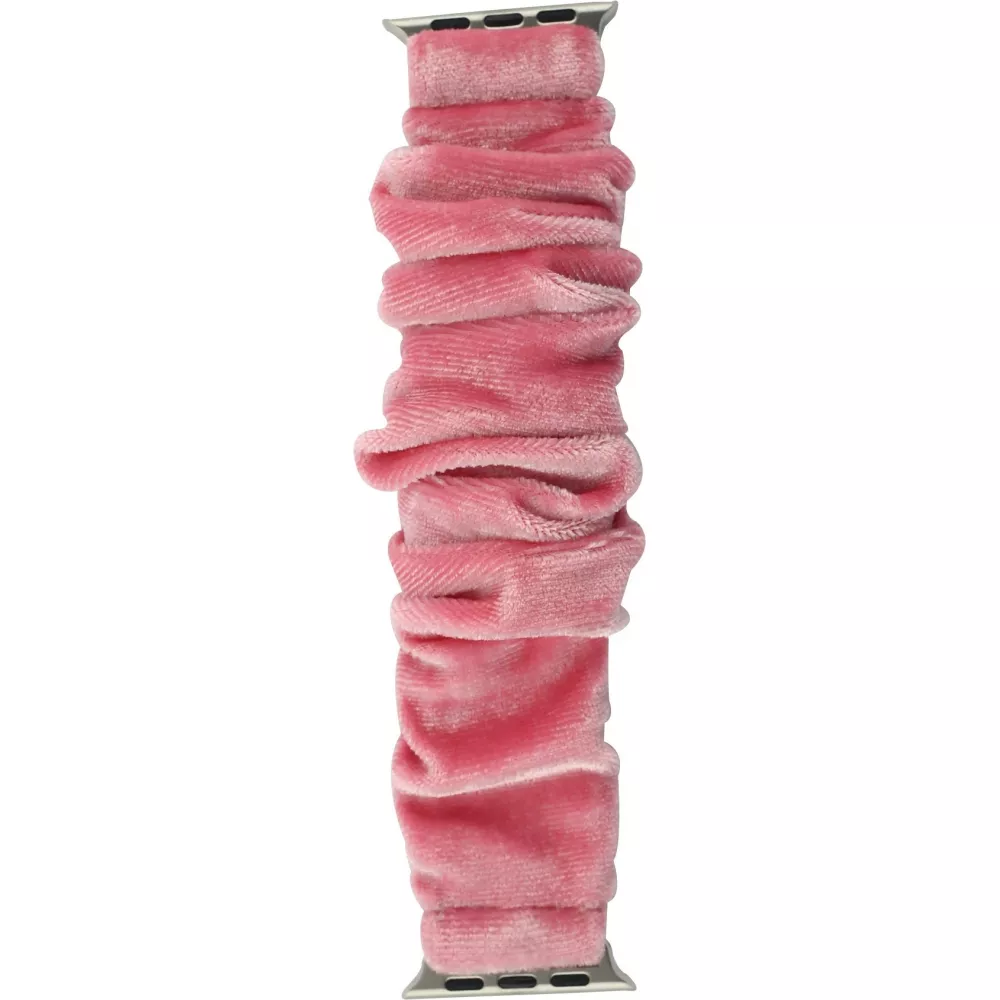 Scrunchie Stoffarmband rosa - Apple Watch 38/40/41/42 mm
