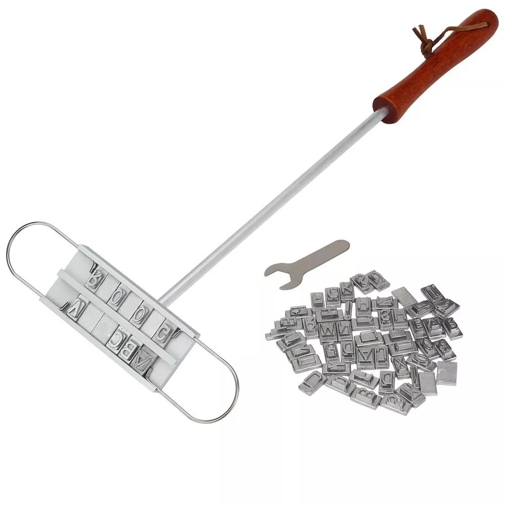 Grill Fleisch / Gemüse Brandeisen - Cowboy Branding Iron American Style BBQ
