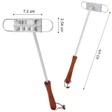 Grill Fleisch / Gemüse Brandeisen - Cowboy Branding Iron American Style BBQ